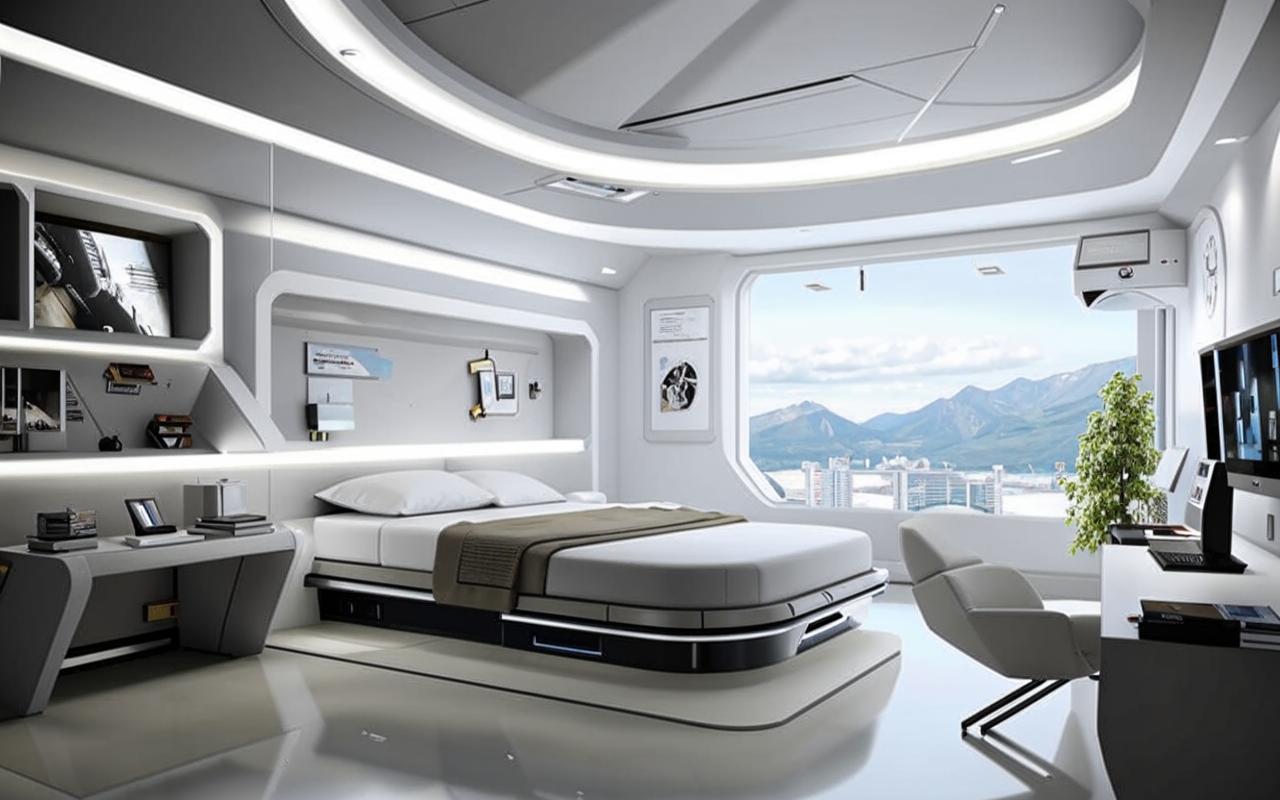 Кровати с рабочей зоной внизу: планировка пространства