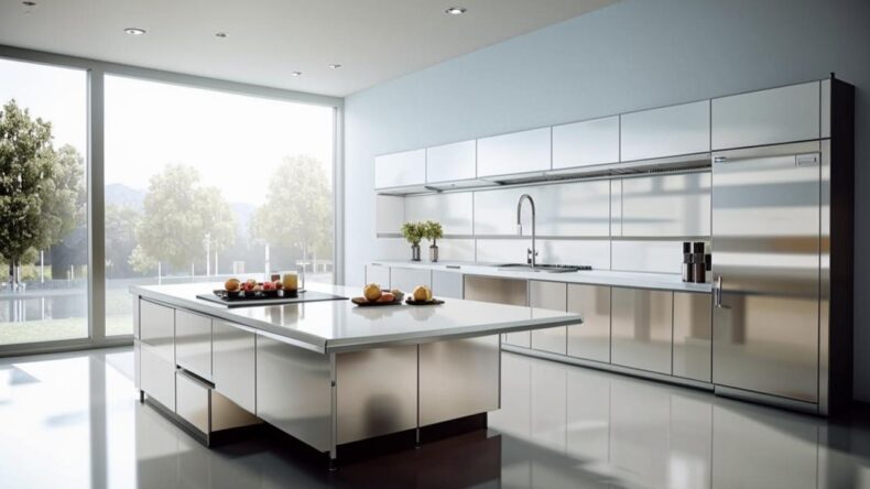 Выдвижные столы в кухонном гарнитуре: дополнительная рабочая поверхность