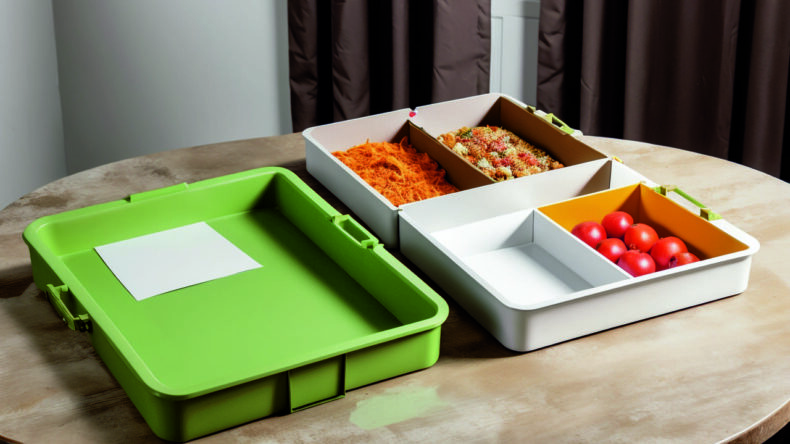 Лотки для бумаг с разделителями по категориям