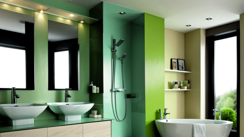 Угловые полки для маленькой ванной: влагостойкие материалы