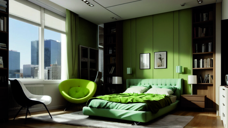 Как организовать спальню-кабинет: два в одном