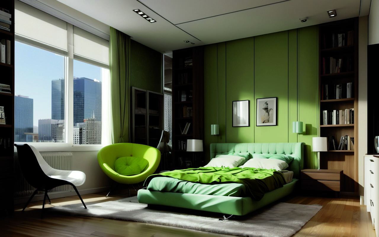 Как организовать спальню-кабинет: два в одном