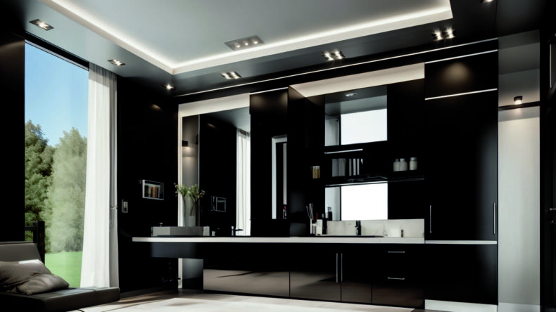 Шкафчики с датчиками открывания для подсветки