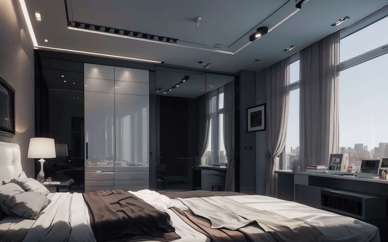 Встроенные шкафы-купе до потолка: как использовать каждый сантиметр