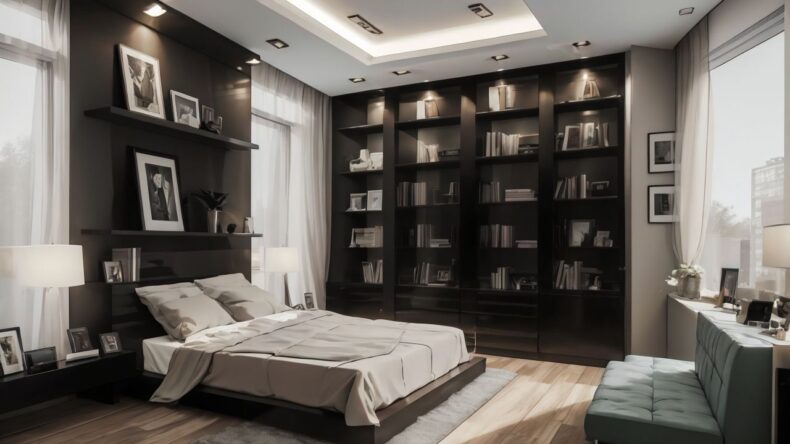 Трансформирующиеся полки под разные типы вещей