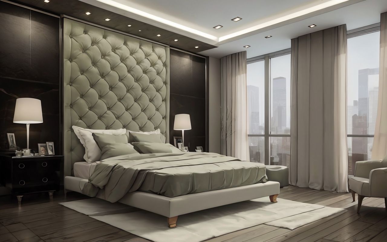 Ковер в спальне: размеры и материалы для уюта