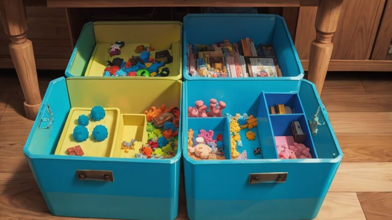 Органайзеры для мелких игрушек: системы сортировки