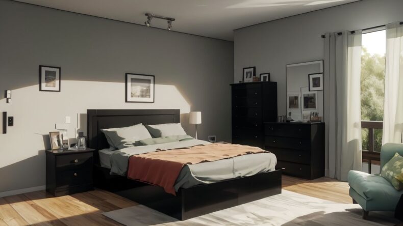 Хранение под кроватью: выдвижные ящики и коробы