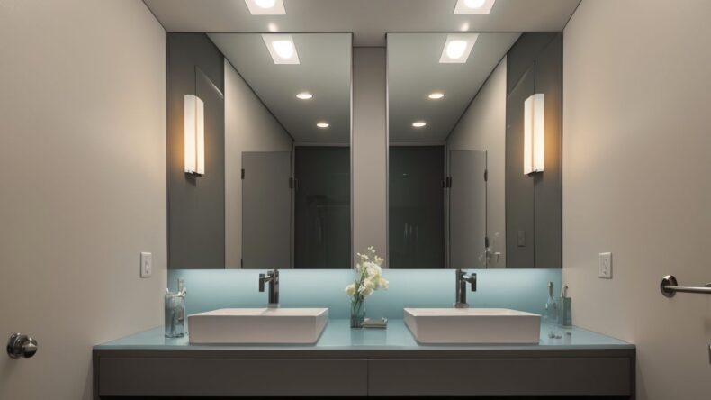 Зеркала с LED-подсветкой: подключение и энергопотребление