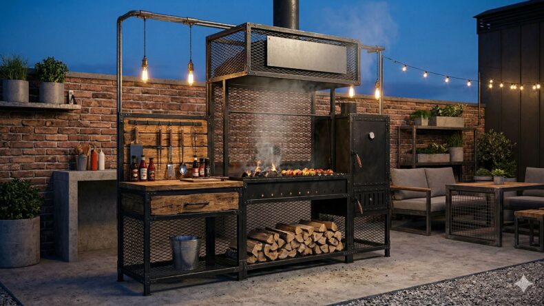 Как выбрать мангал и уличную мебель в стиле лофт без лишних ошибок